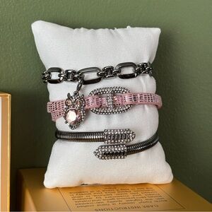 Gem Society Owl Bracelet Stack